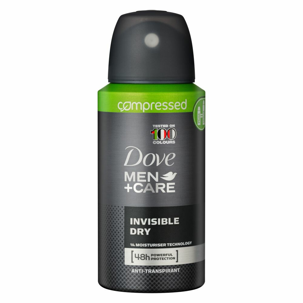 Dove Men Deodorant Spray Invisible Dry Compressed 75 ml Plein.nl