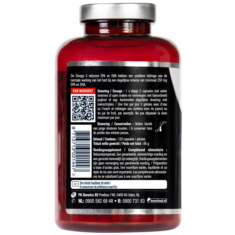 Lucovitaal Omega 369 120 capsules Plein.nl