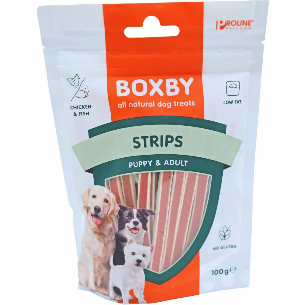 Boxby for dogs Strips 100 gram