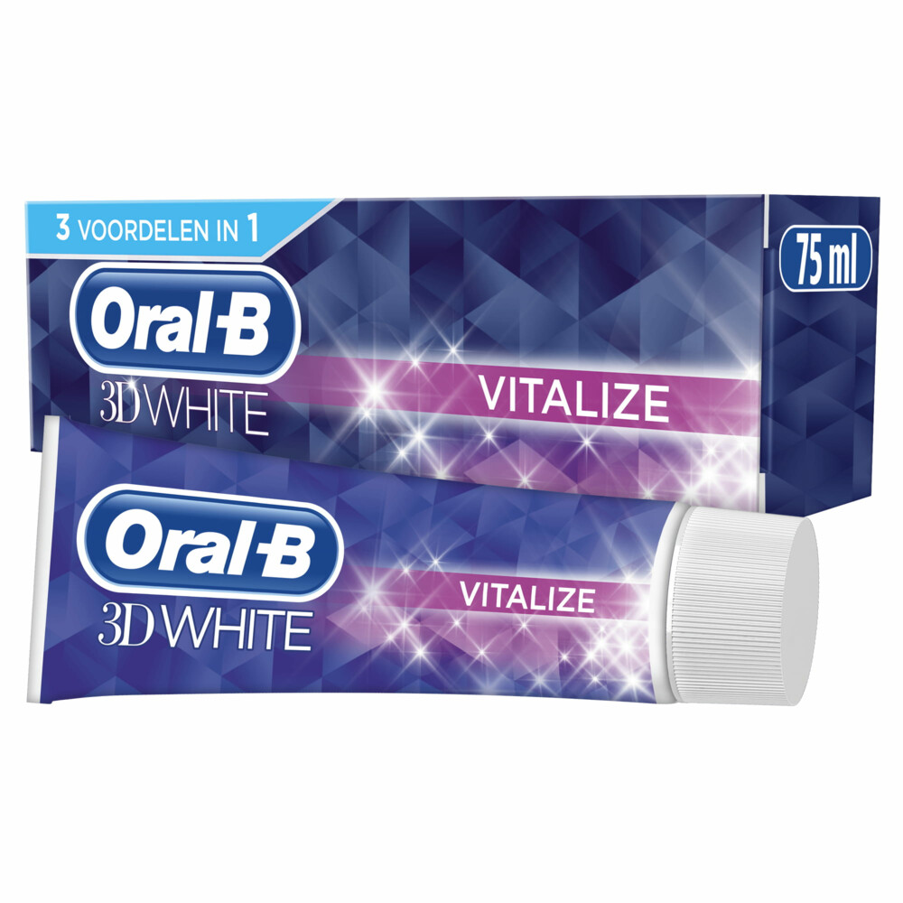 regeren Sleutel kousen Oral-B Tandpasta 3D White Vitalize 75 ml | Plein.nl