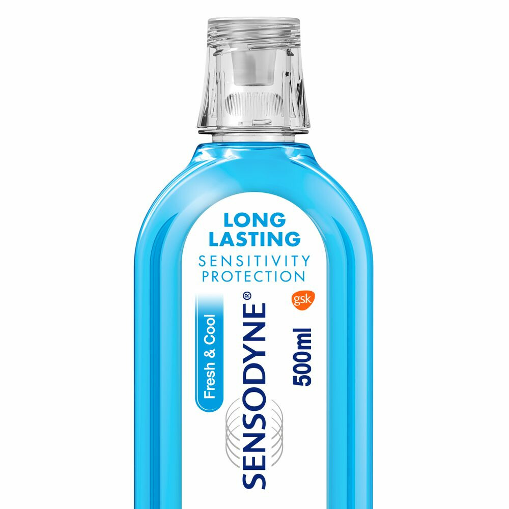 8x Sensodyne Mondwater Fresh&Cool 500 ml