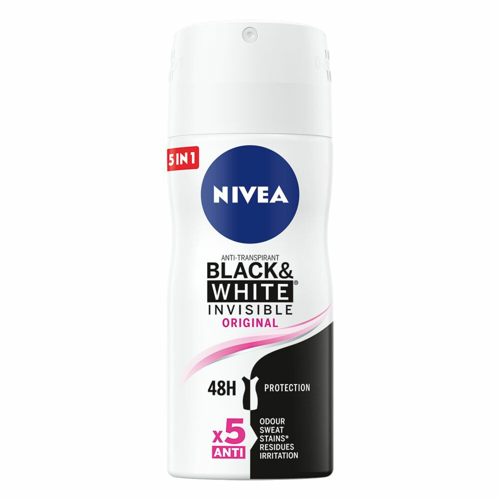 Nivea Deodorant Spray Invisible For Black&White ClearBlack&White 100 ml
