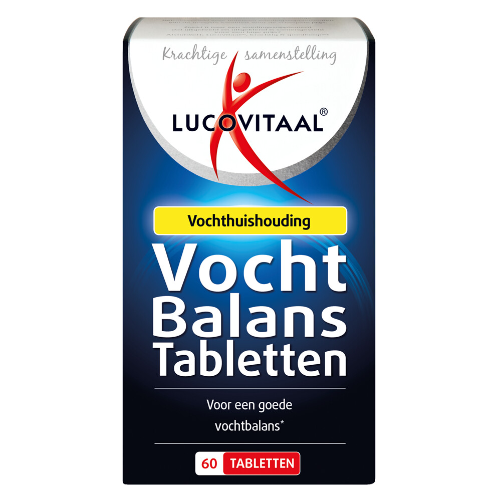 Gratis Verzending: 3x Lucovitaal Vochtbalans 60 tabletten