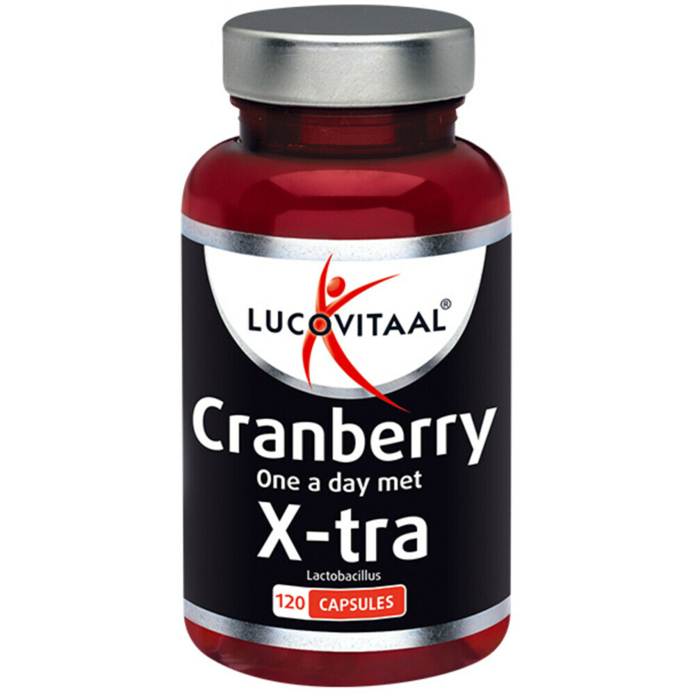 3x Lucovitaal Cranberry X-tra One a Day 120 capsules