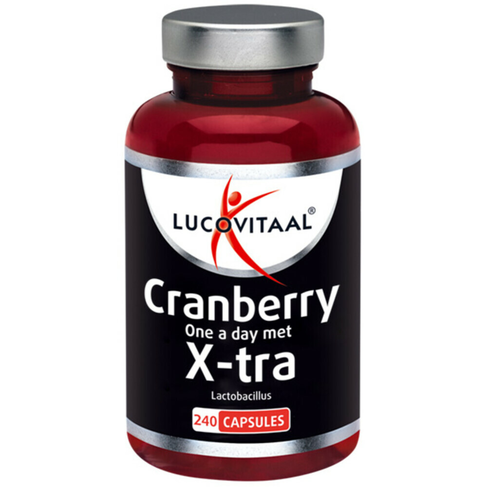 2+2 gratis: Lucovitaal Cranberry X-tra One a Day 240 capsules