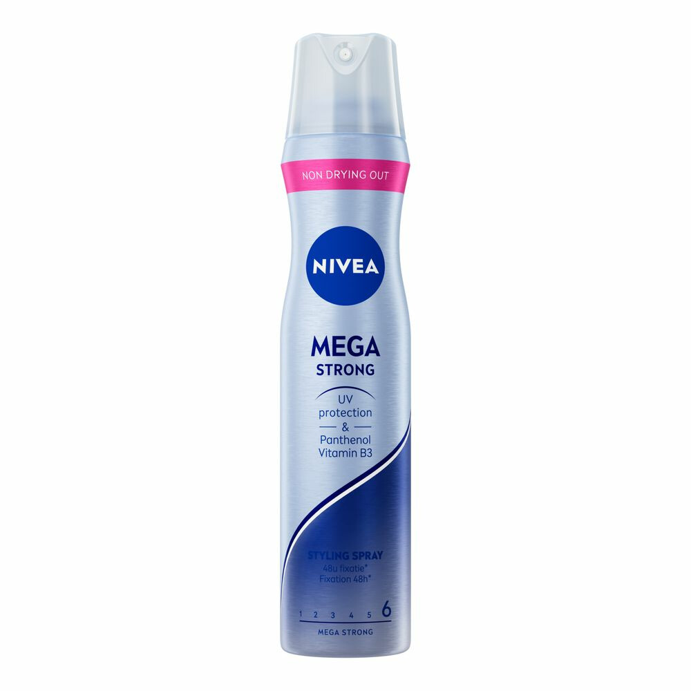 3x Nivea Haarspray Mega Strong 250 ml