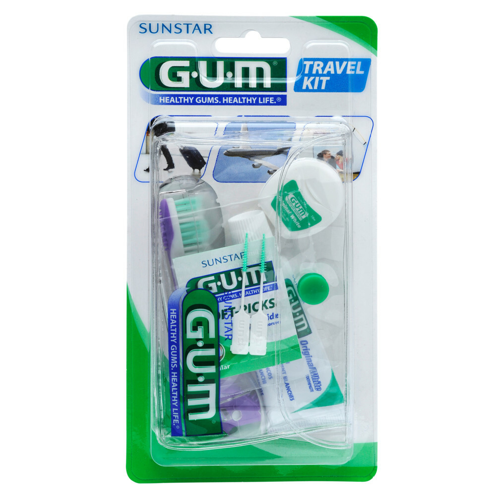 8x GUM Travel Kit