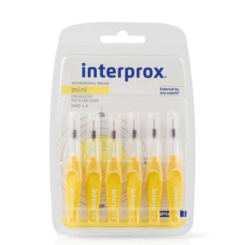 12x Interprox Ragers Mini Geel PHD 1.4 6 stuks