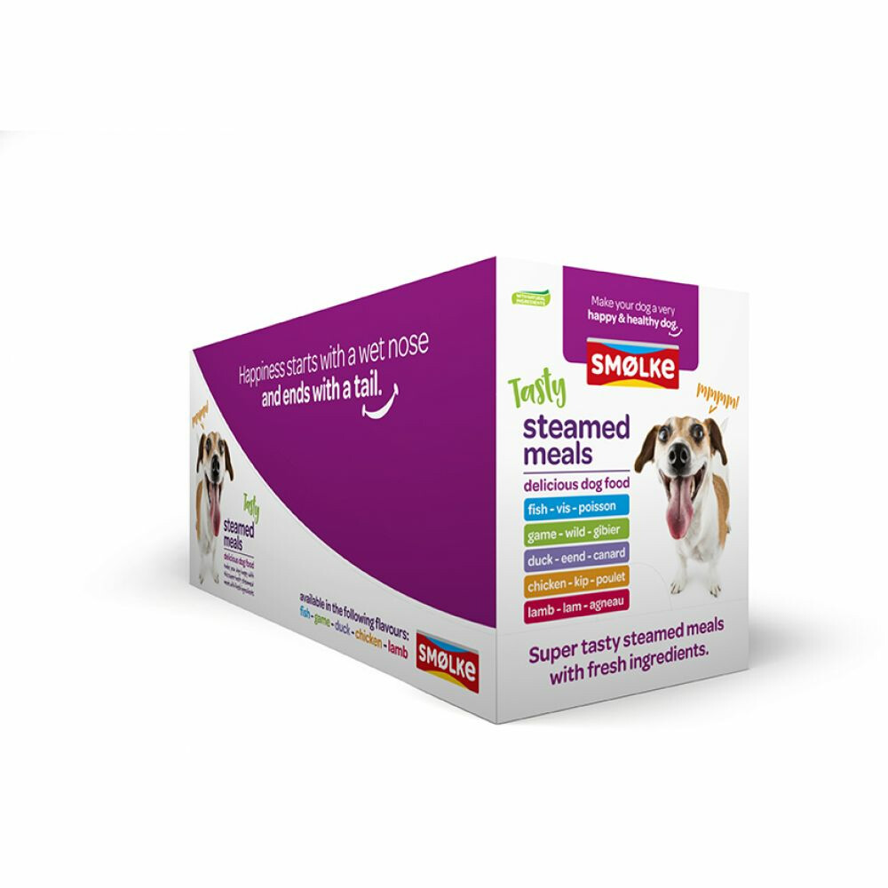 convergentie behandeling Tropisch Smolke Hondenvoer Vers Gestoomd Multipack 10 x 395 gr | Plein.nl