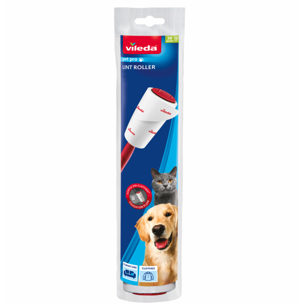 Vileda PetPro Kleefborstel 58 bladen
