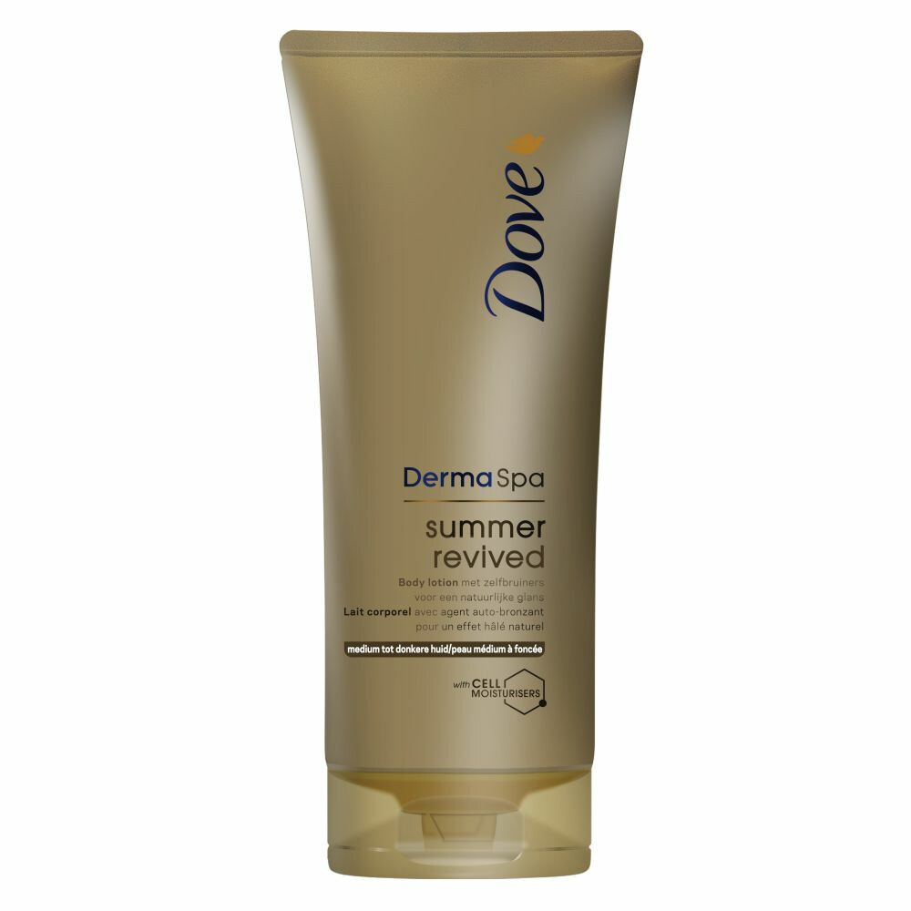 incompleet pot grafiek Dove Bodylotion DermaSpa Summer Revived Dark 200 ml | Plein.nl
