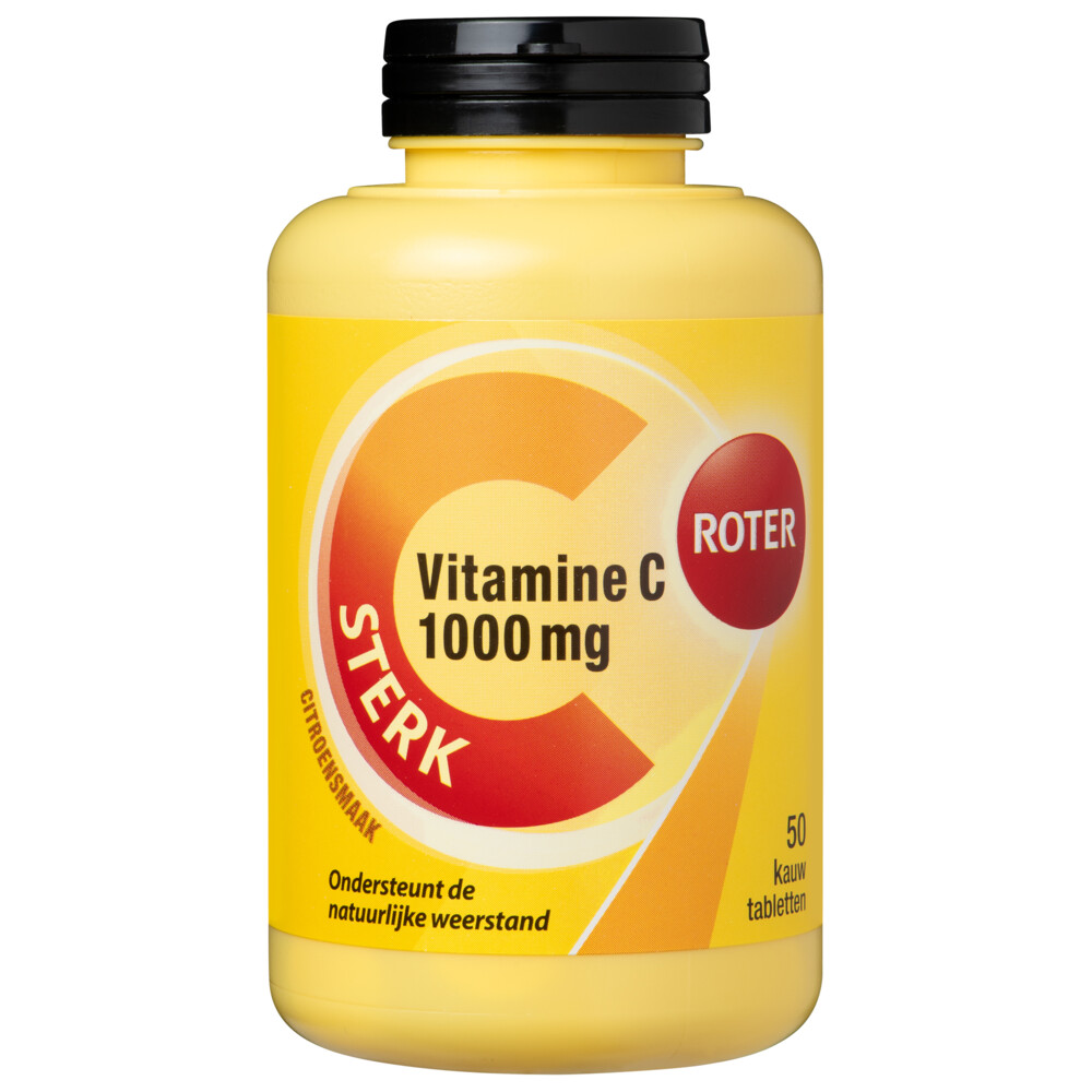 circulatie Belachelijk Analist Roter Vitamine C 1000 mg Forte Citroen 50 kauwtabletten | Plein.nl