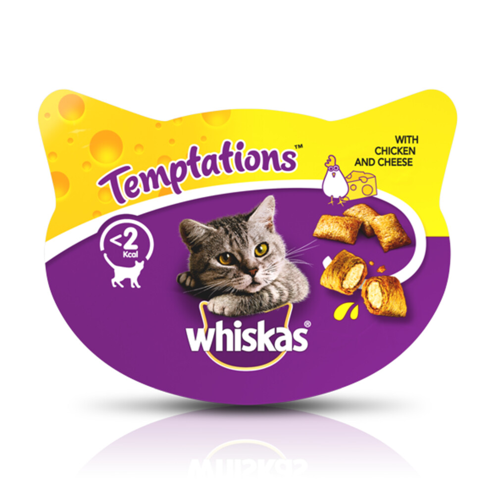 Whiskas snack temptations kip-kaas