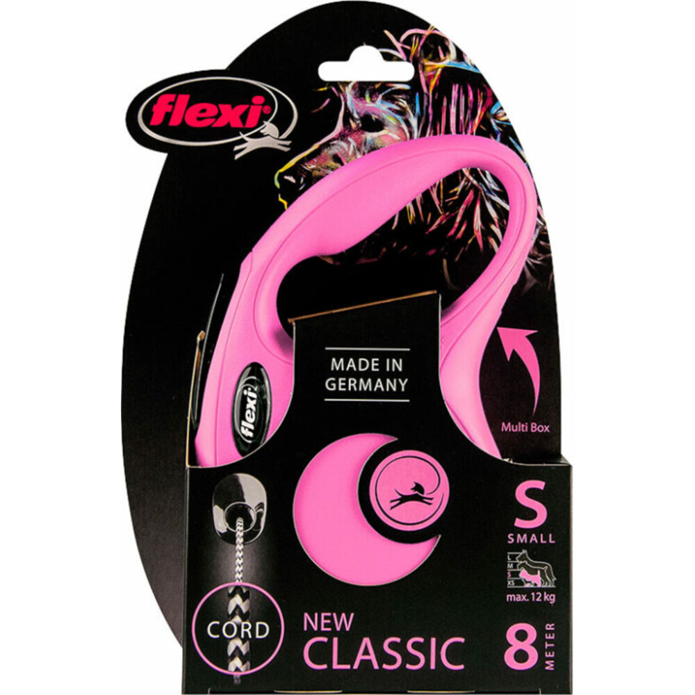 Flexi rollijn classic cord roze