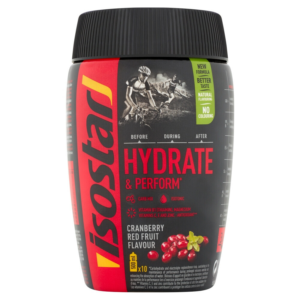 Grap Uitstekend poort Isostar Hydrate & Perform Cranberry 400 gr | Plein.nl
