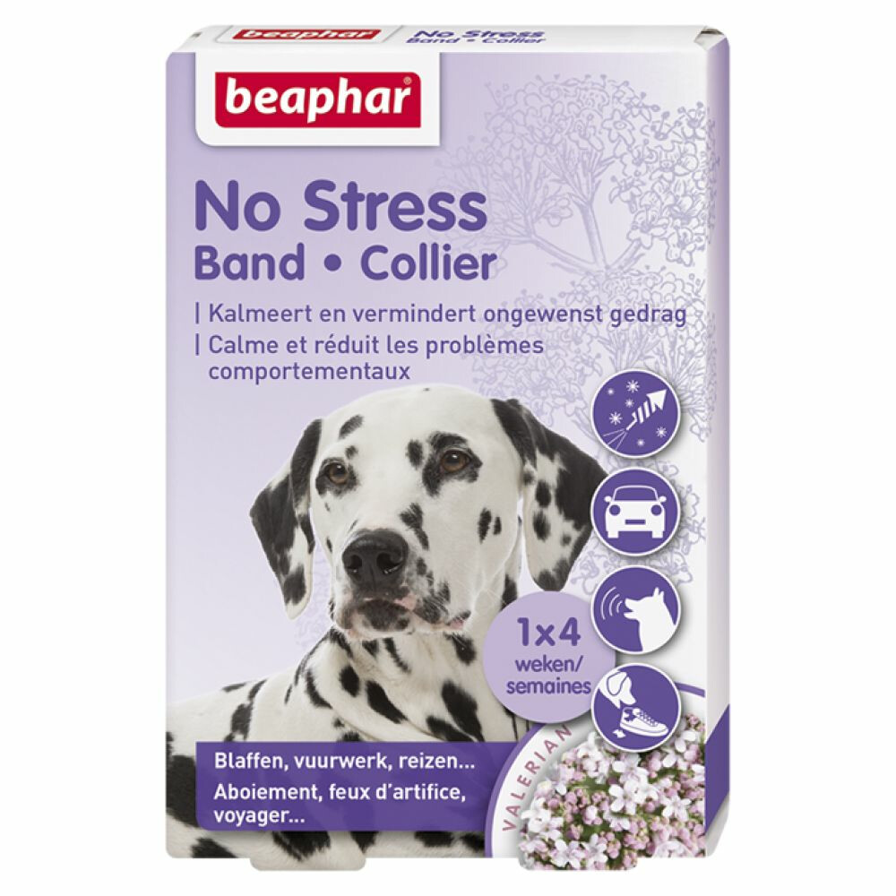 3x Beaphar No Stress Halsband Hond