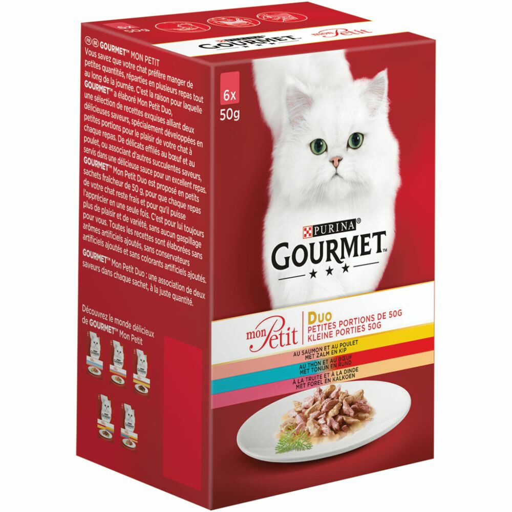 8x Gourmet Mon Petit Vis&Vlees 6 x 50 gr