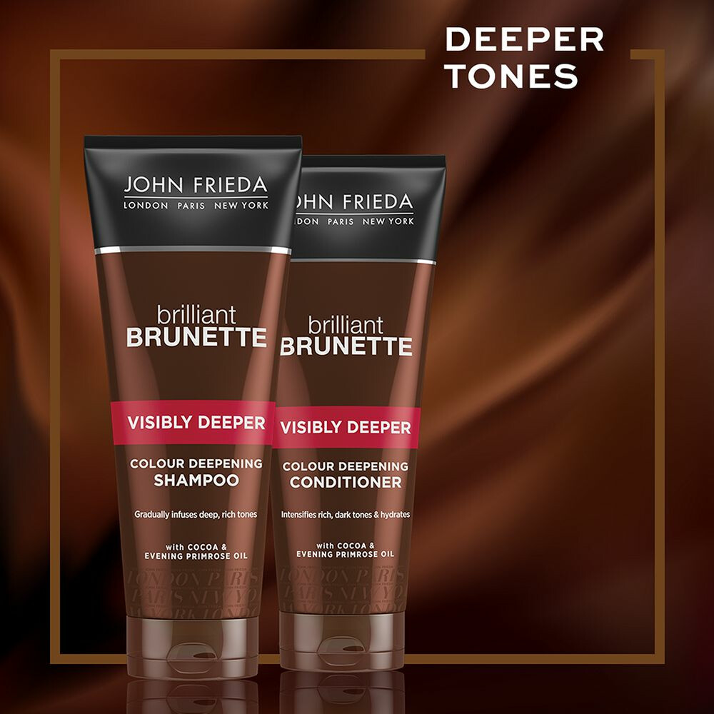 John Frieda Brilliant Visibly Deeper Colour Shampoo 250 ml