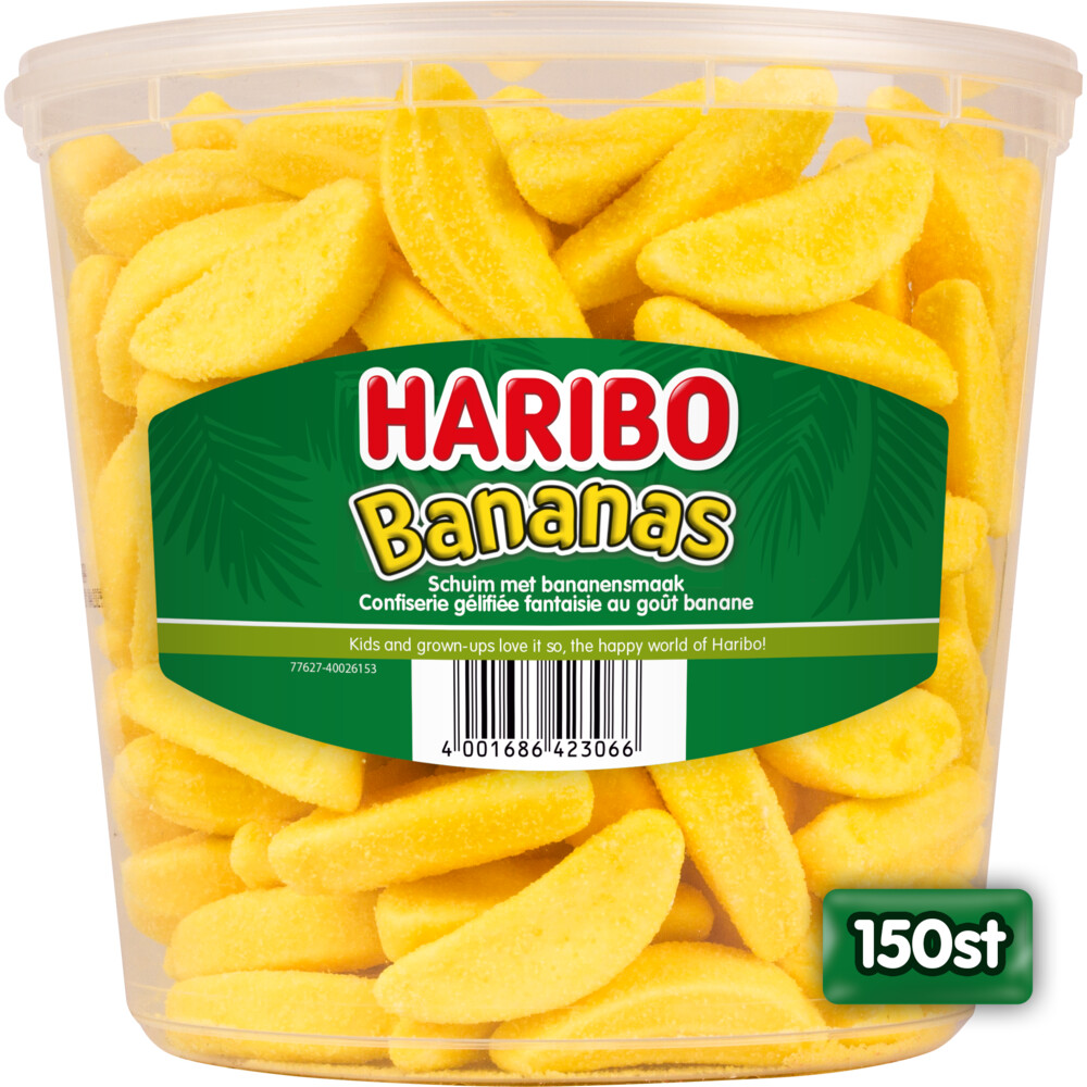 Haribo Bananen 150 stuks
