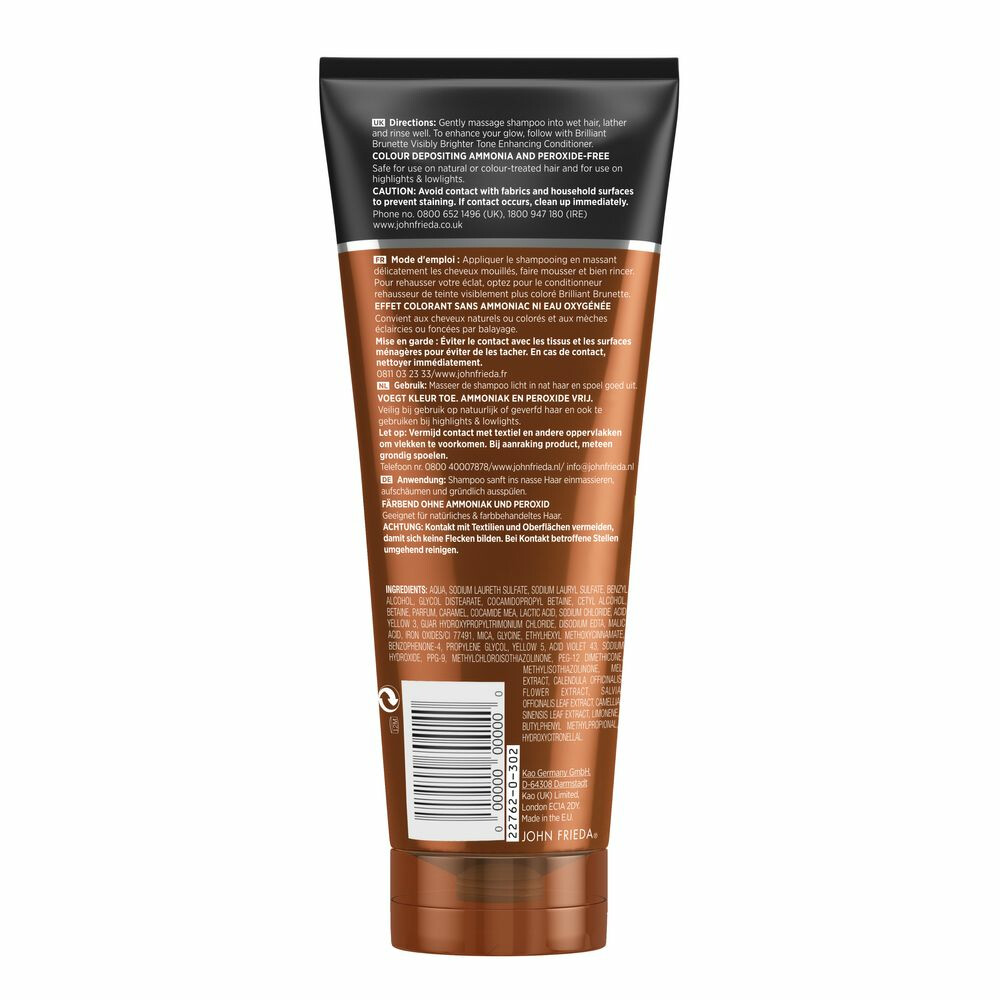 John Frieda Brilliant Visibly Brighter Shampoo 250 ml Plein.nl
