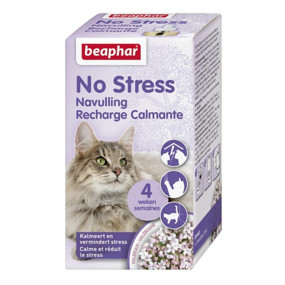 glans gesloten hoop Beaphar No Stress Navulling Kat 30 ml | Plein.nl