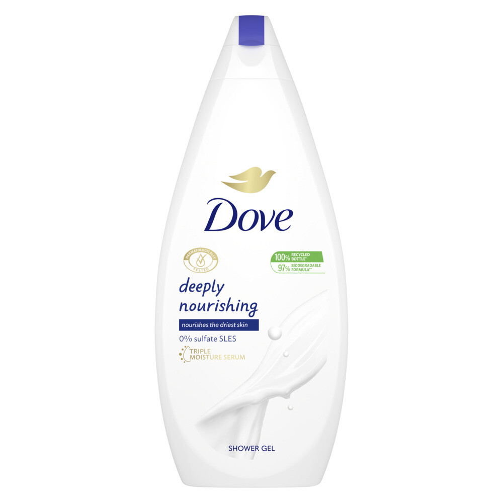 Dove shower deeply nourishing