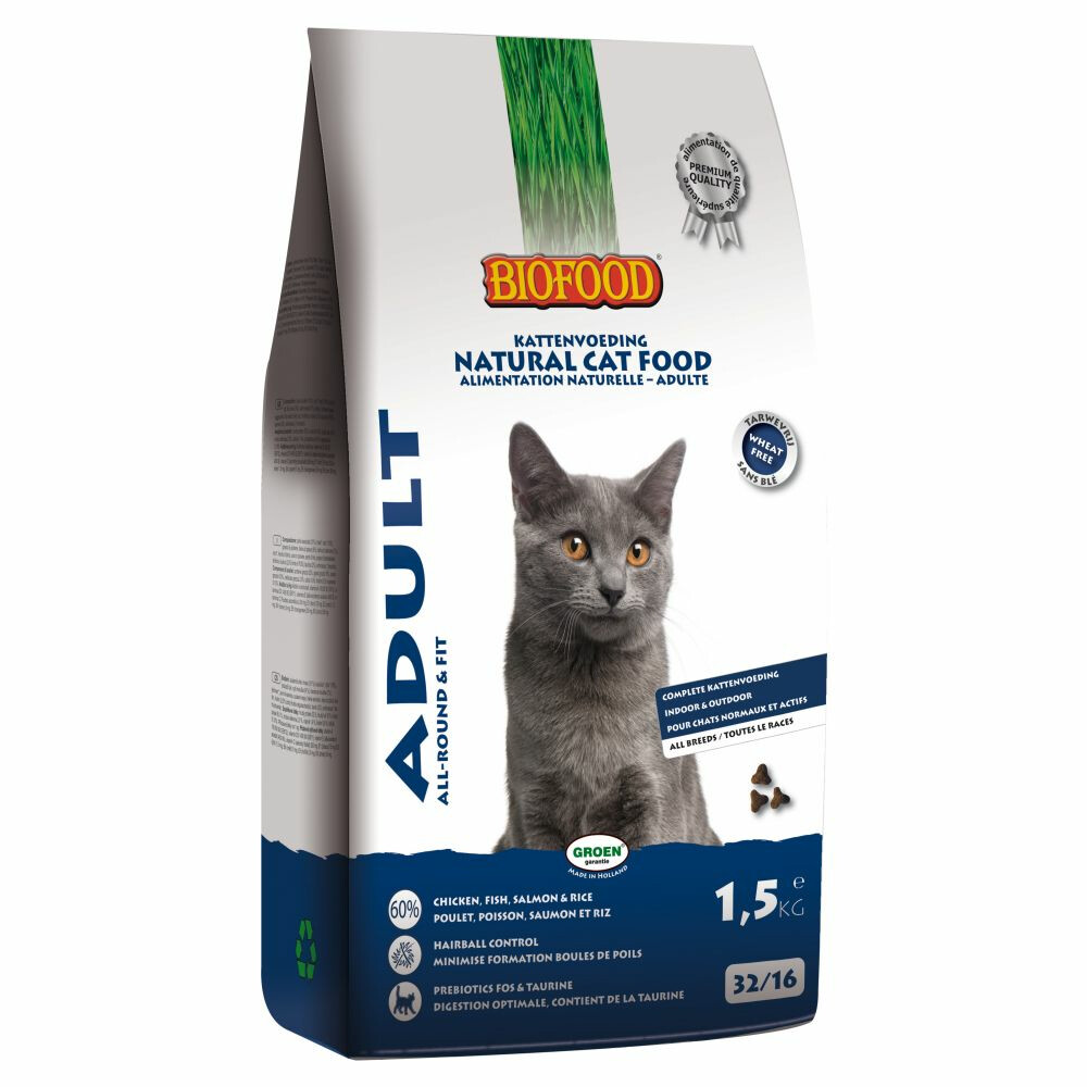 BIOFOOD CAT ADULT ALL-ROUND & FIT