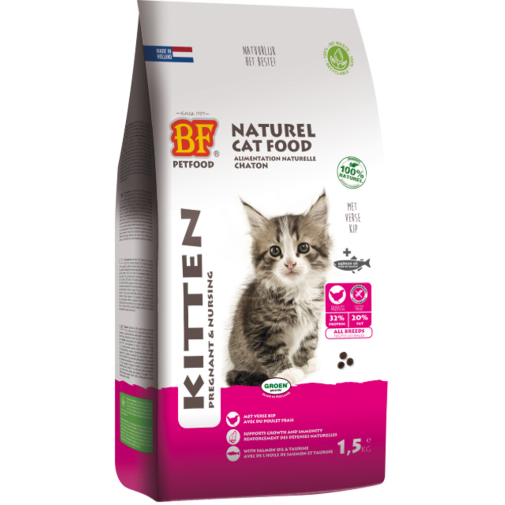 4x Biofood Kittenvoer 1,5 kg