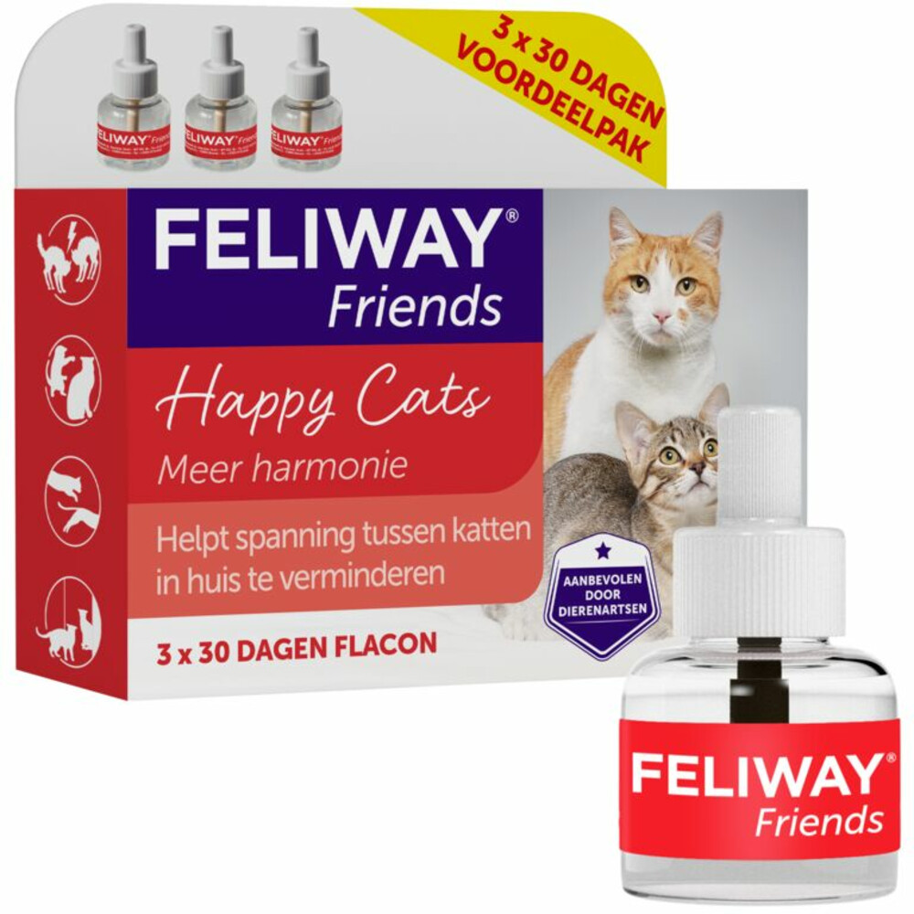 Feliway Friends Navulling 3 x 48 ml