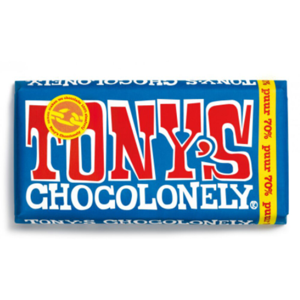 5x Tony's Chocolonely Puur Original 180 gr