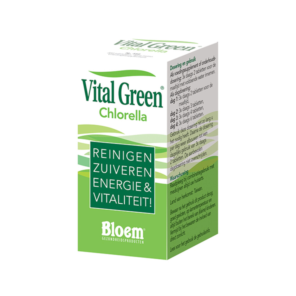 Bloem Vital Green Chlorella 200tabl