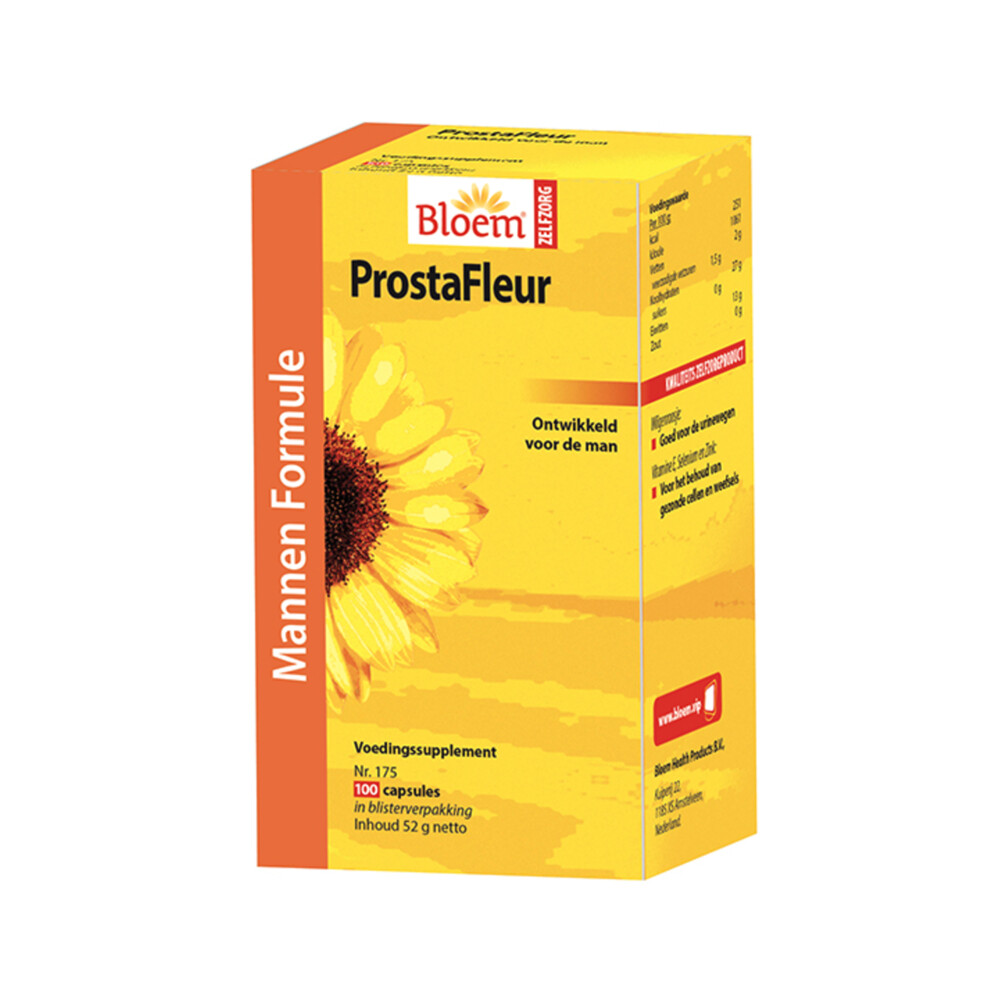 Gratis Verzending: Bloem ProstaFleur 100 capsules