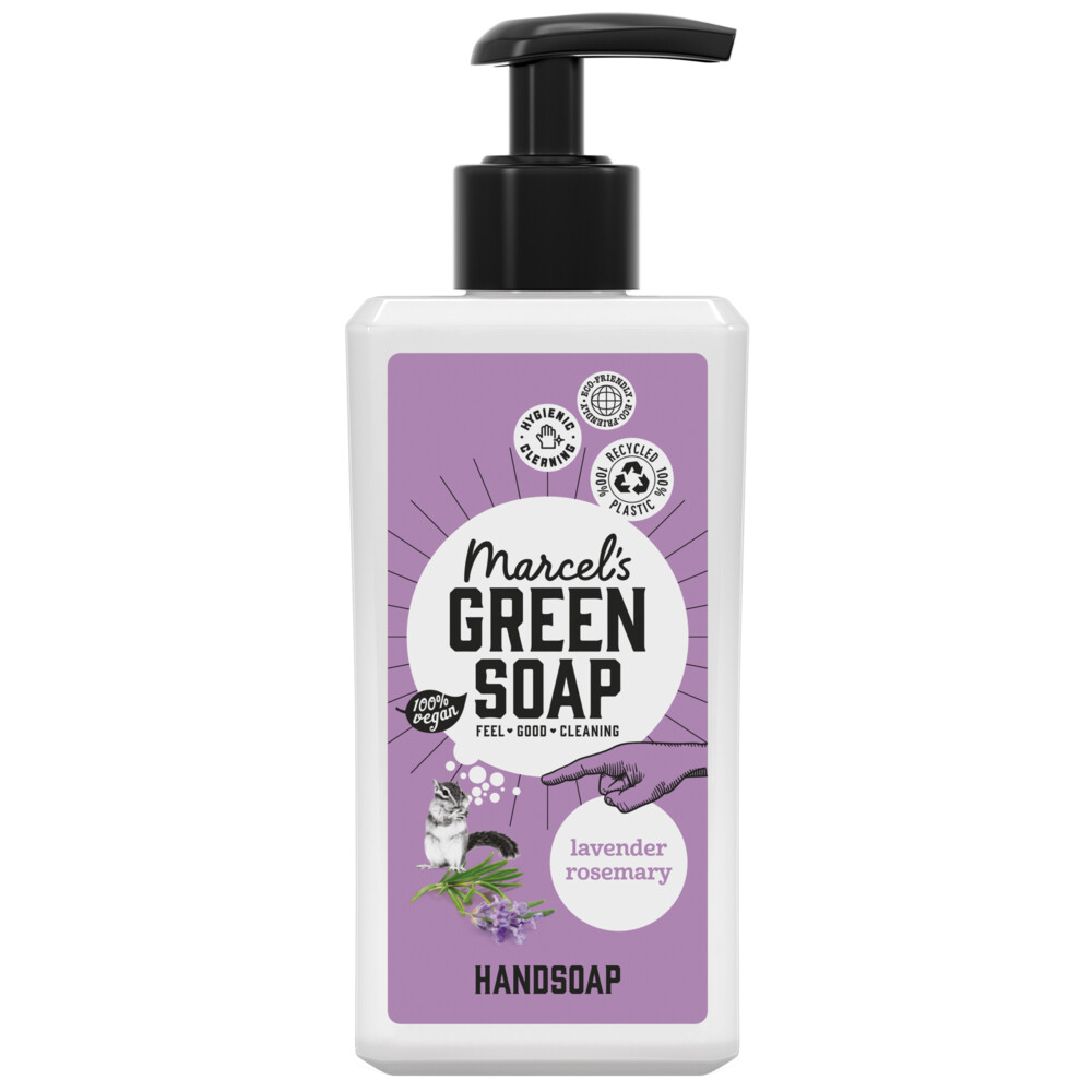 6x Marcel's Green Soap Handzeep Lavendel&Rozemarijn 250 ml