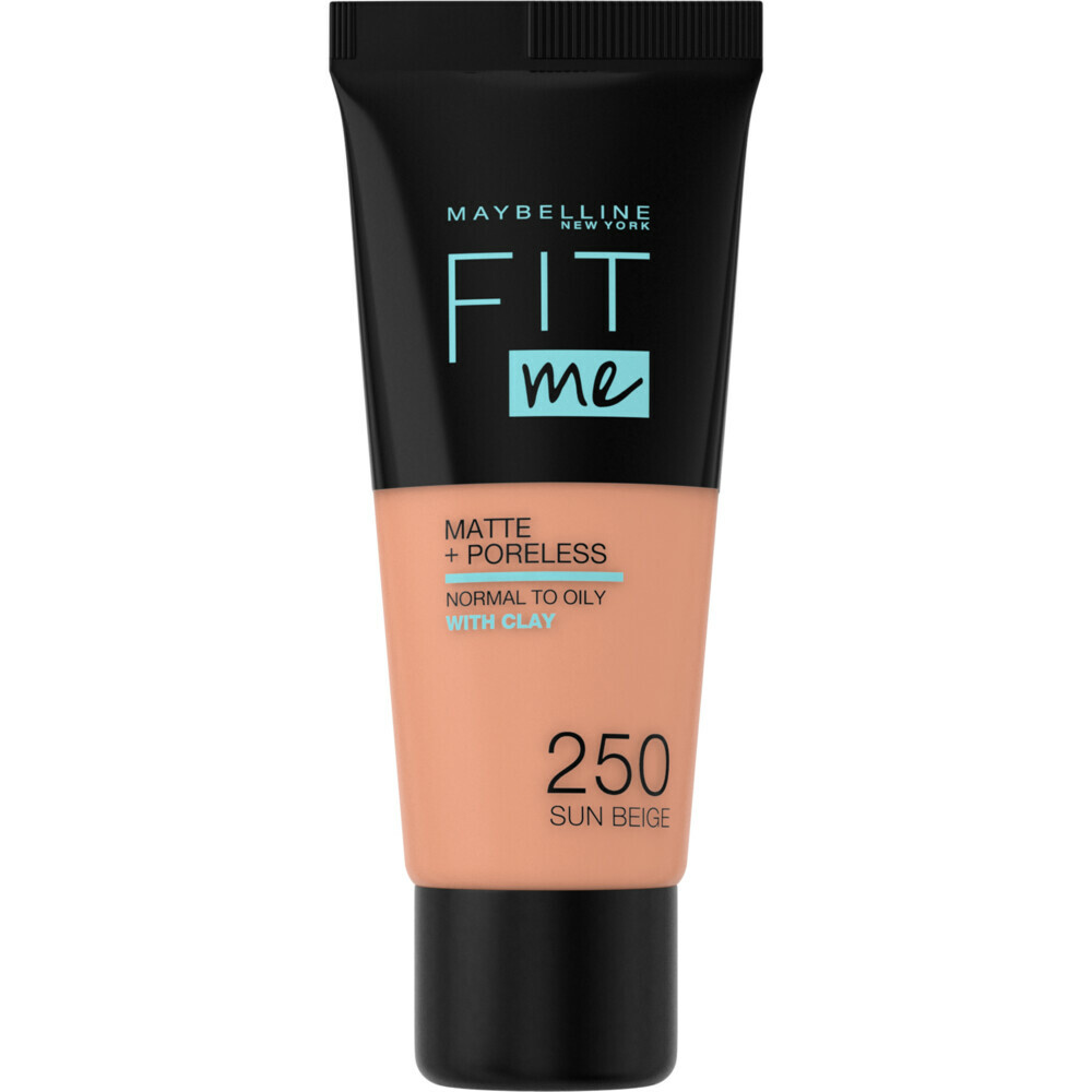 Maybelline Fit Me Foundation Matte + Poreless 250 Sun Beige Stuk