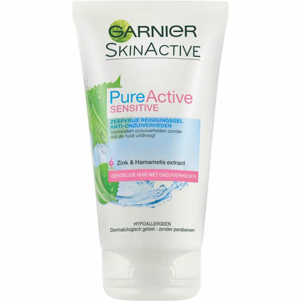 Garnier Active Sensitive Anti-Onzuiverheden Reinigingsgel 150 ml | Plein.nl