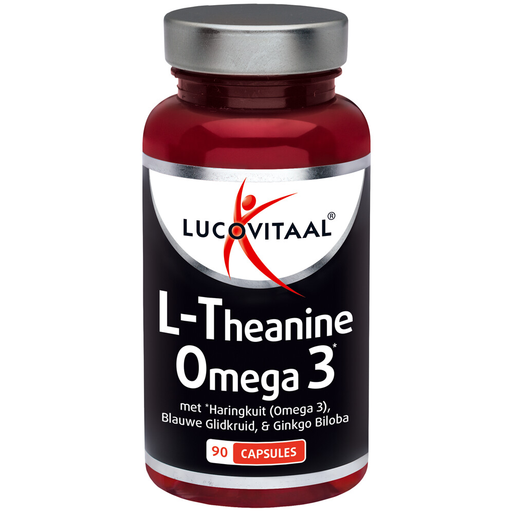 3x Lucovitaal L-theanine Omega 3 90 capsules