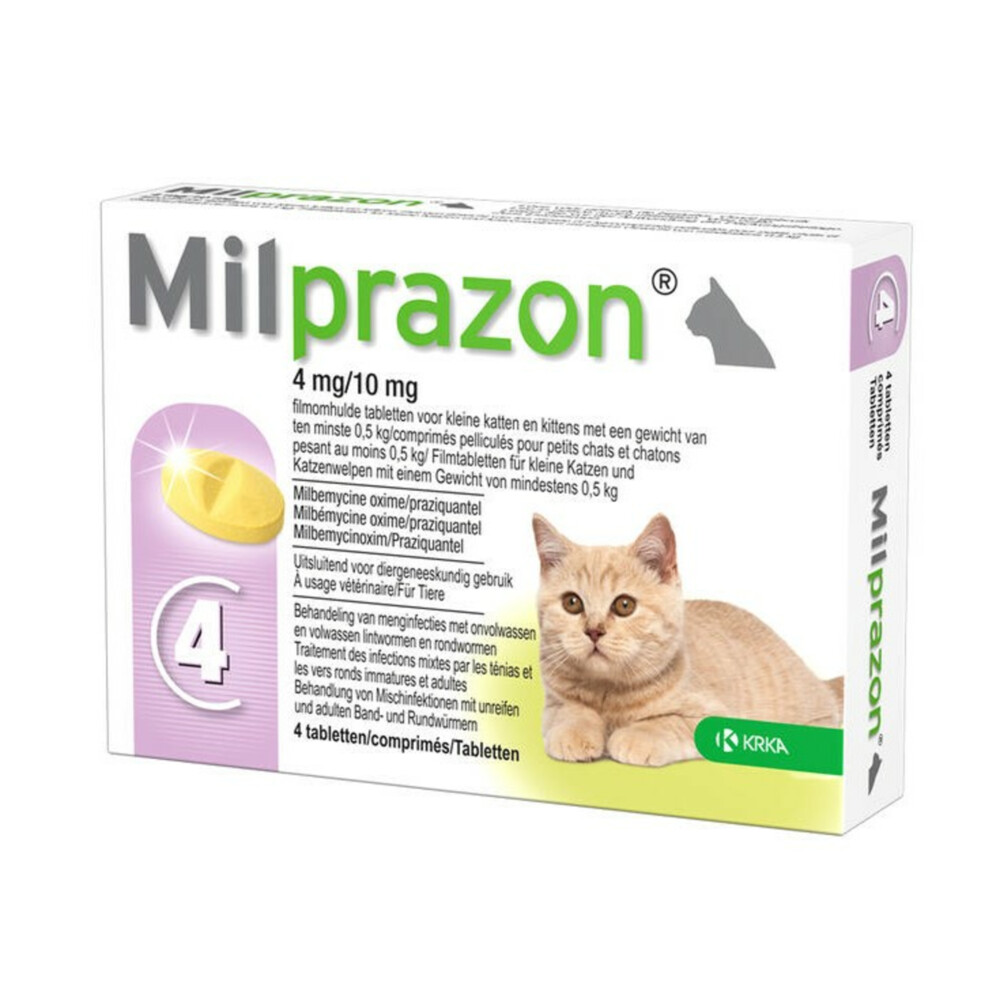 tekort Blijkbaar Stoffig Milprazon Ontworming Tabletten Kleine Kat 4 stuks | Plein.nl