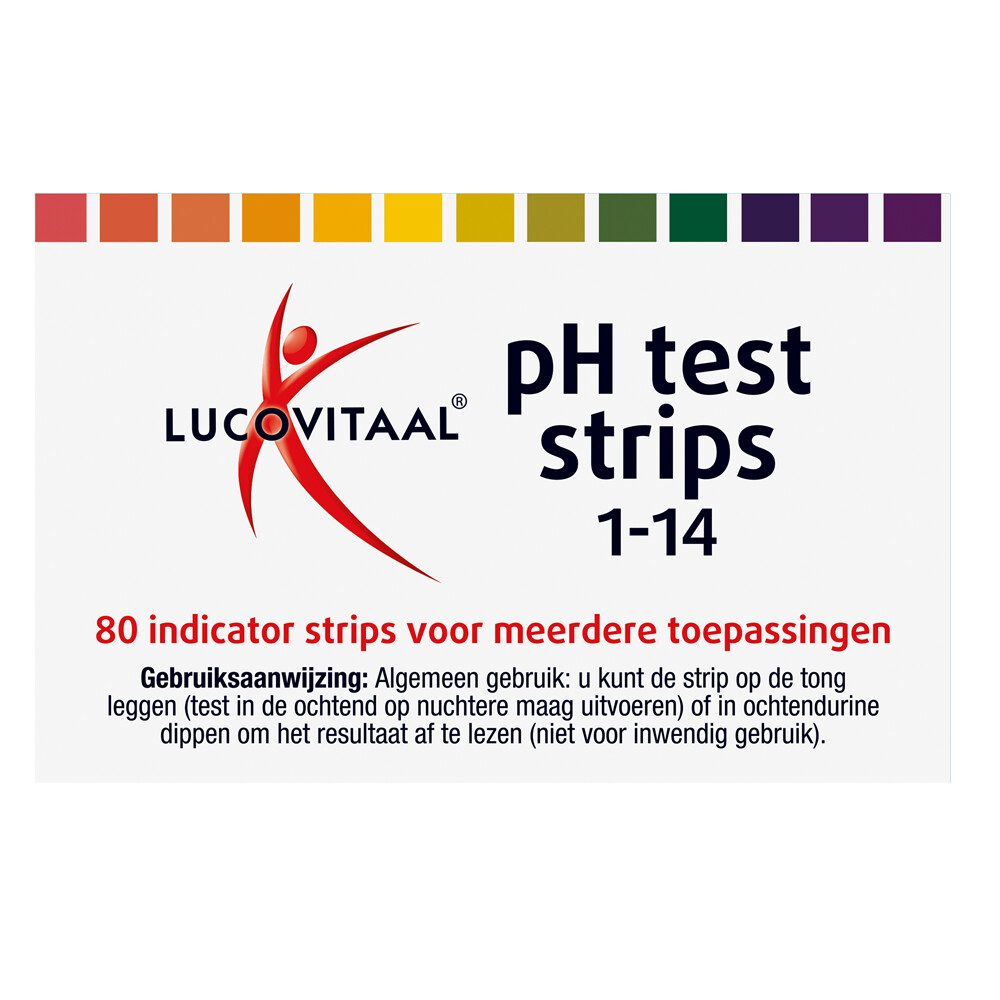 Lucovit Zuur Base Ph Test Str. Stuk