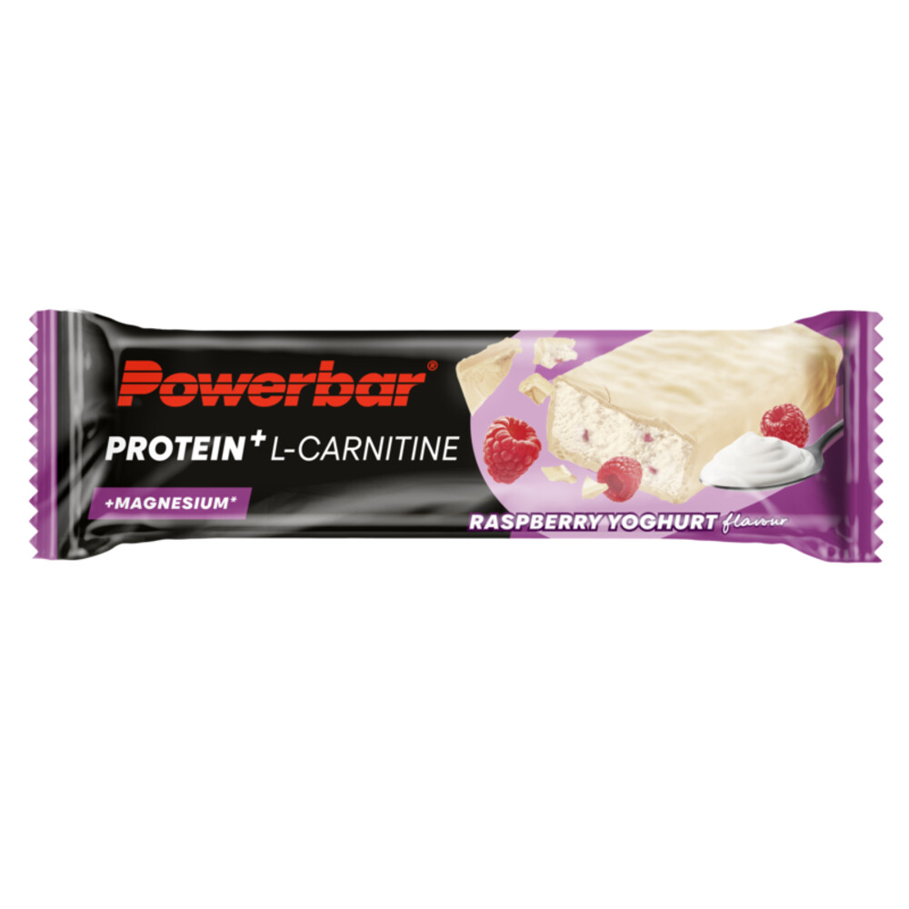 PowerBar Proteïne Plus L-Carnitine Bar Raspberry-Yoghurt 35 gr