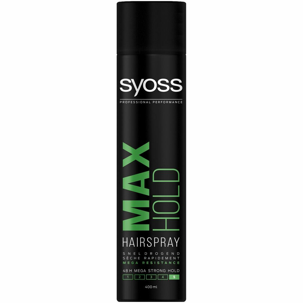 6x Syoss Styling-Hairspray Max Hold 400 ml