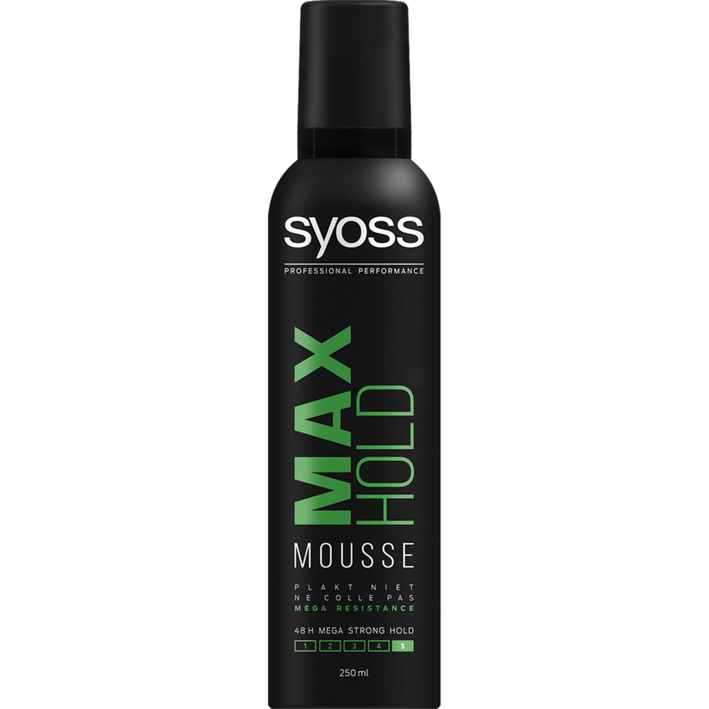 3x Syoss Max Hold Haarmousse 250 ml