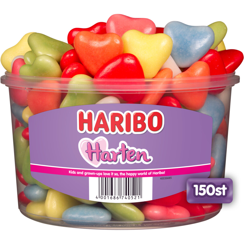 6x Haribo Schuim Harten 150 stuks