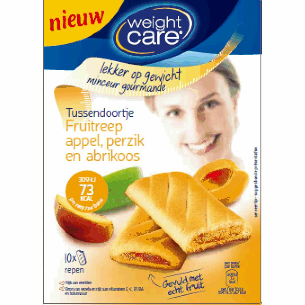 fictie Preventie vis Weight Care Reep Fruit 200 gr | Plein.nl