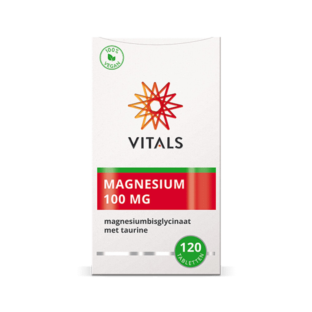 Gratis Verzending: 2x Vitals Magnesium 100mg 120 tabletten