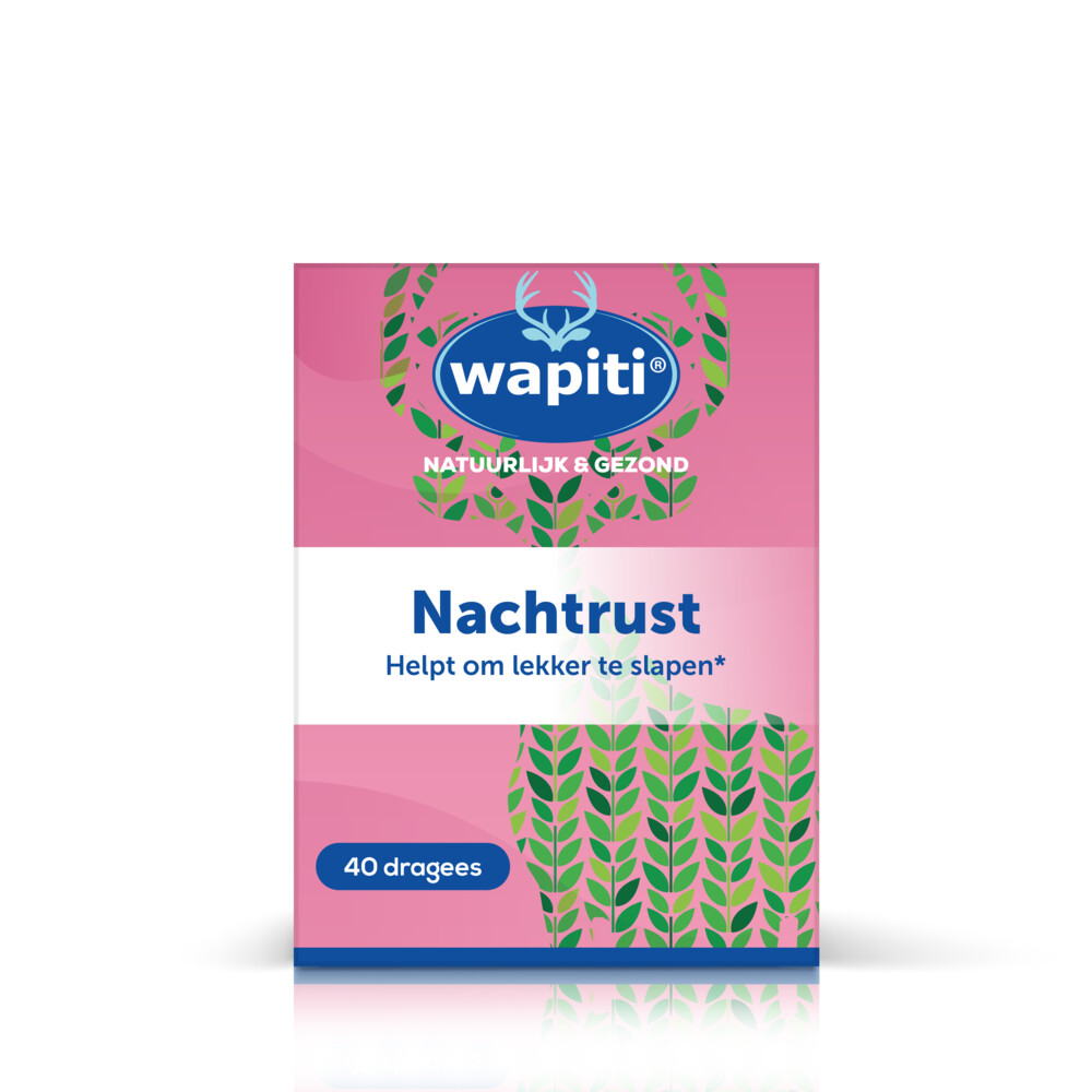 Wapiti Nachtrust Forte Dragees 40stuks