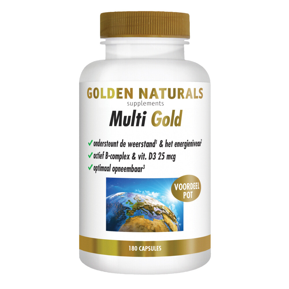 Golden Naturals Multi Gold 180 vegacapsules