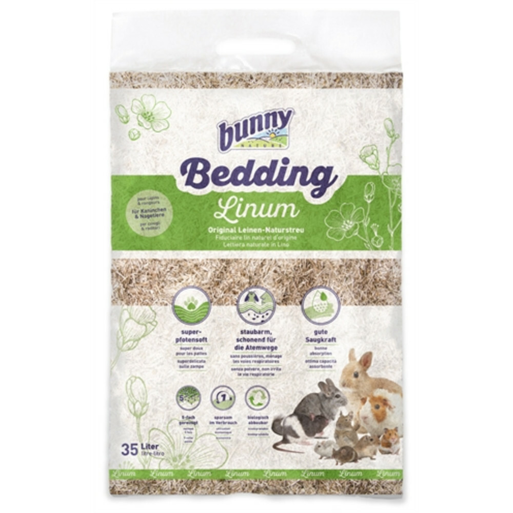 BUNNY NATURE BUNNYBEDDING LINUM VLASVEZEL #95;_35 LITER