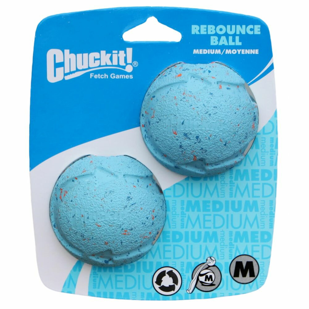 Voordeelset hondenspeelgoed Rebounce Ball Medium 2-Pack Chuckit