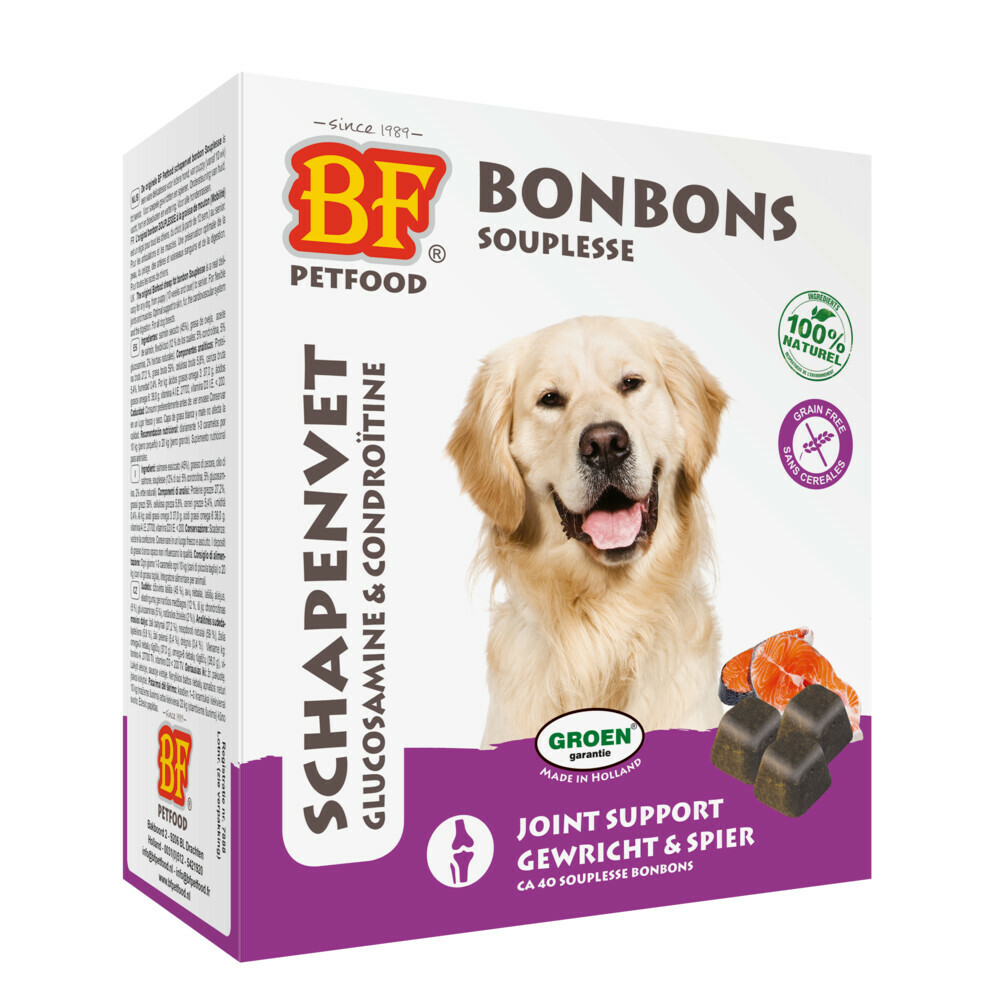Biofood Schapenvet Maxi 40 stuks Naturel Hondenvoer