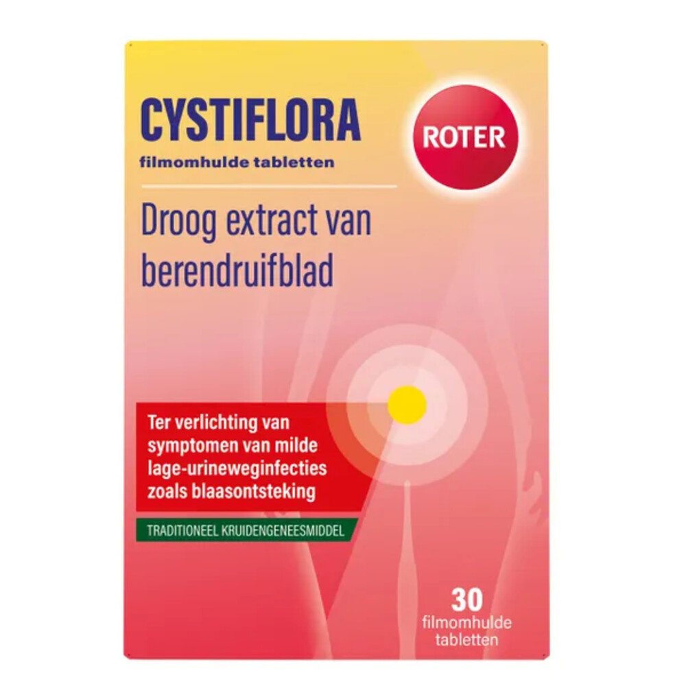 3x Roter Cystiflora 30 tabletten